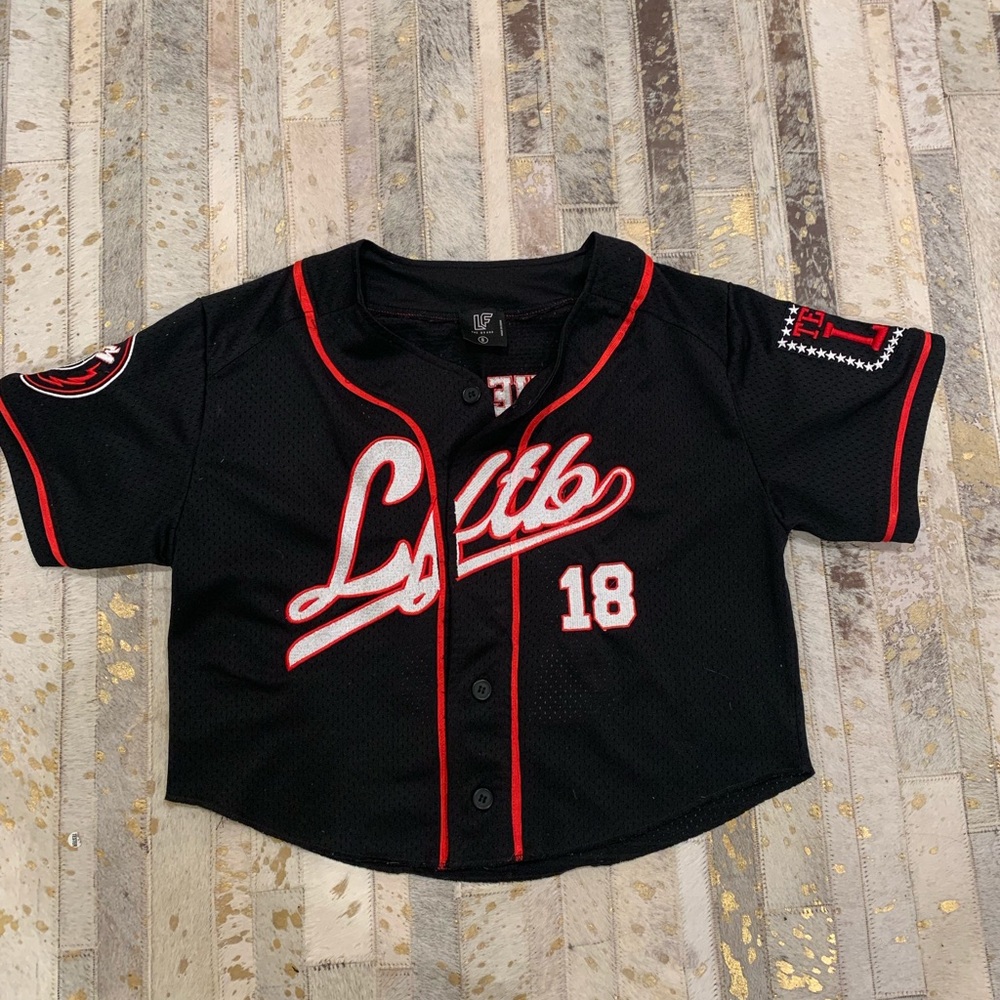 LF the brand cropped jersey